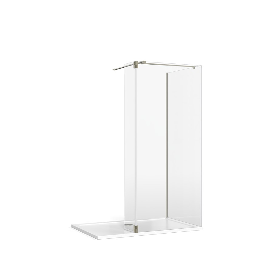 Glass Corner with Hinged Deflector (T Bracing Bar) in Showering | SKU ...