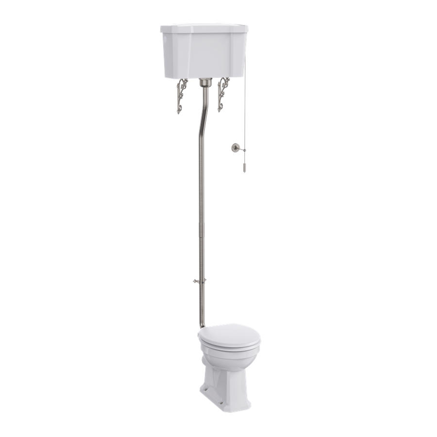 Standard High Level Wc With Dual Flush Ceramic Cistern (standard High 